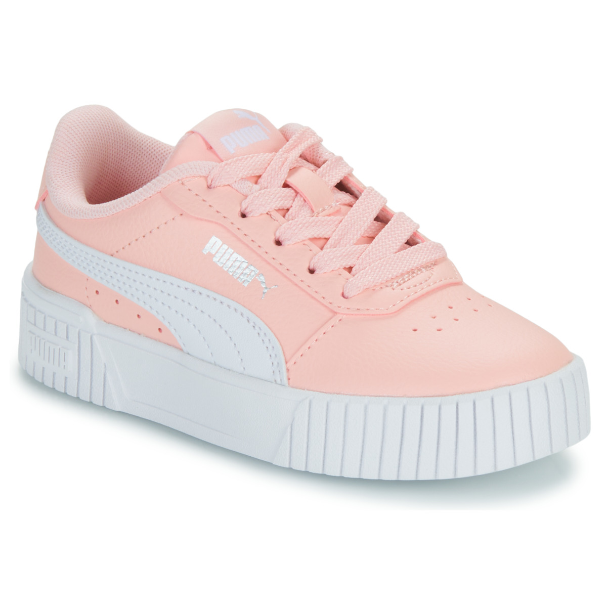 鞋子 女孩 球鞋基本款 Puma 彪马 CARINA 2.0 PS 玫瑰色 / 白色