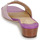 鞋子 女士 休闲凉拖/沙滩鞋 Lauren Ralph Lauren FAY LOGO-SANDALS-FLAT SANDAL 紫罗兰 / 米色