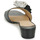 鞋子 女士 休闲凉拖/沙滩鞋 Lauren Ralph Lauren FAY FLOWER-SANDALS-FLAT SANDAL 黑色 / 白色