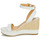 鞋子 女士 凉鞋 Lauren Ralph Lauren HILARIE-ESPADRILLES-WEDGE 白色
