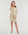 衣服 女士 短裙 Lauren Ralph Lauren CINLAIT-LONG SLEEVE-COCKTAIL DRESS 金色