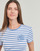 衣服 女士 短袖体恤 Lauren Ralph Lauren ALLI-SHORT SLEEVE-T-SHIRT 白色 / 蓝色