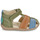 鞋子 男孩 凉鞋 Kickers BIGBAZAR-2 卡其色 / 棕色 / 蓝色