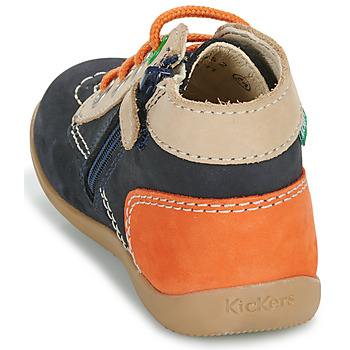 Kickers BONZIP-2 海蓝色 / 米色 / 橙色