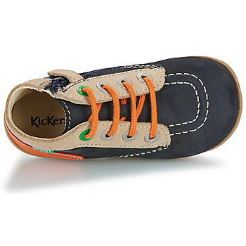 Kickers BONZIP-2 海蓝色 / 米色 / 橙色