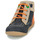 鞋子 儿童 高帮鞋 Kickers BONZIP-2 海蓝色 / 米色 / 橙色