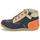 鞋子 儿童 高帮鞋 Kickers BONZIP-2 海蓝色 / 米色 / 橙色