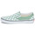 鞋子 平底鞋 Vans 范斯 Classic Slip-On COLOR THEORY CHECKERBOARD ICEBERG GREEN 绿色