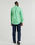 衣服 男士 长袖衬衫 Polo Ralph Lauren CHEMISE AJUSTEE SLIM FIT EN POPELINE RAYE 绿色