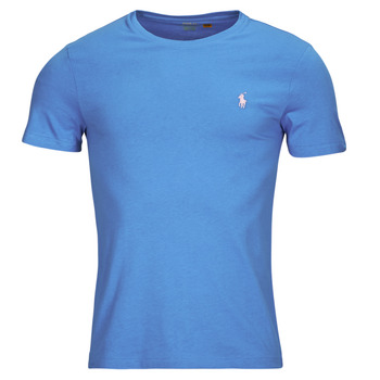 衣服 男士 短袖体恤 Polo Ralph Lauren T-SHIRT AJUSTE EN COTON 蓝色 / New / 英格兰 / 蓝色