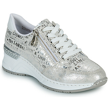 鞋子 女士 球鞋基本款 Rieker 瑞克尔  白色 / 银灰色