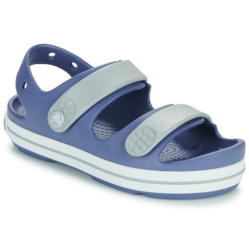鞋子 儿童 凉鞋 crocs 卡骆驰 Crocband Cruiser Sandal T 蓝色 / 灰色