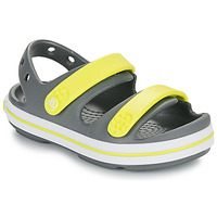 鞋子 儿童 凉鞋 crocs 卡骆驰 Crocband Cruiser Sandal T 灰色 / 黄色