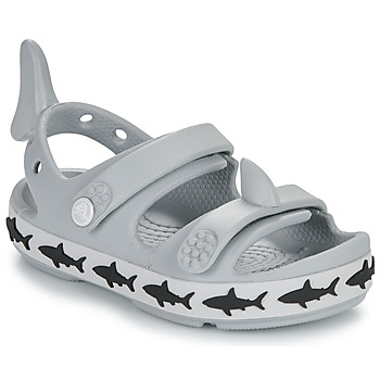 鞋子 儿童 凉鞋 crocs 卡骆驰 Crocband Cruiser Shark SandalT 灰色