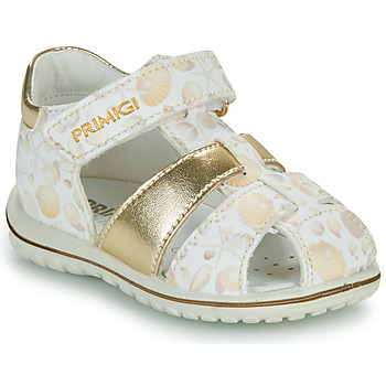 鞋子 女孩 凉鞋 Primigi BABY SWEET 白色 / 金色