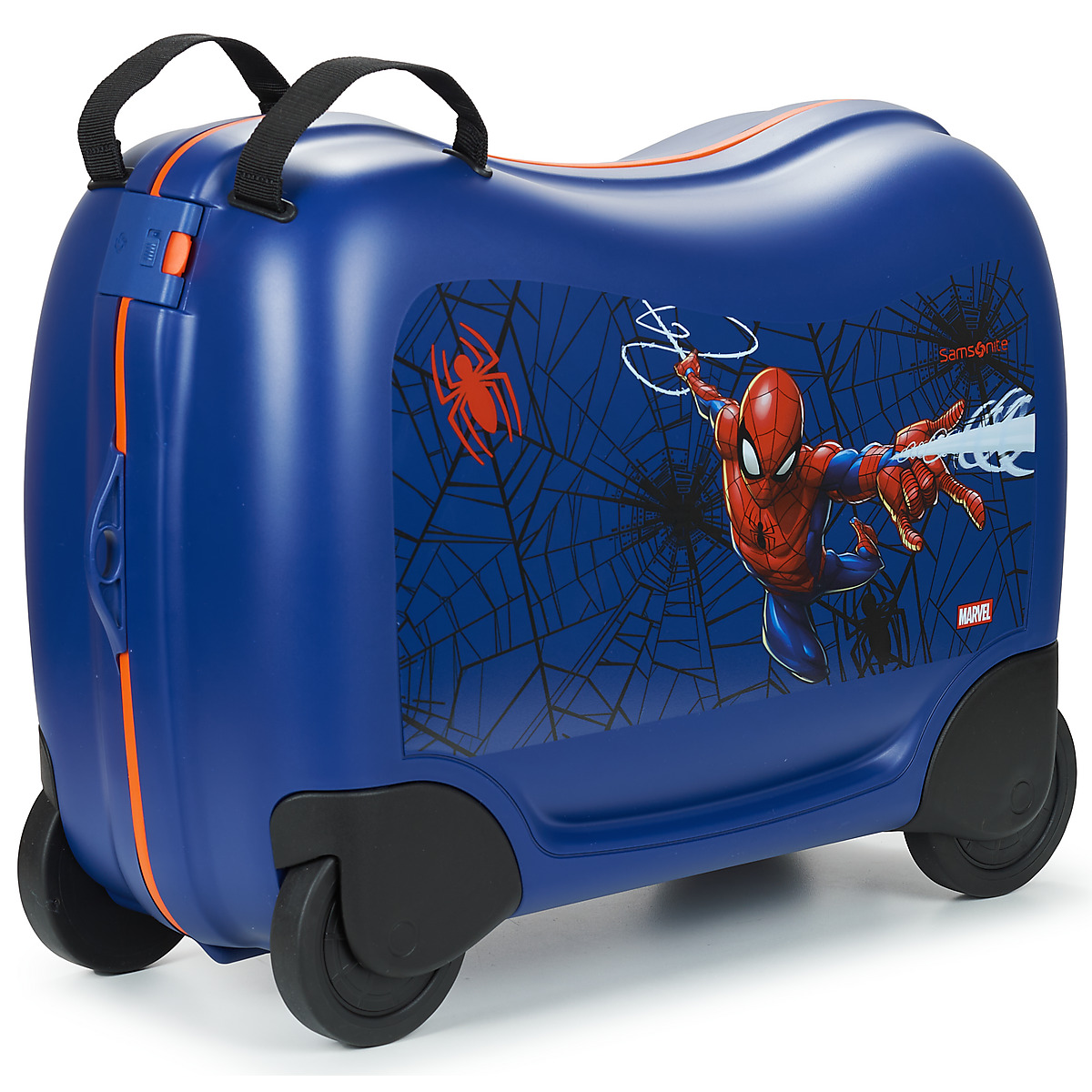 包 儿童 硬壳行李箱 Sammies RIDE-ON SUITCASE MARVEL SPIDERMAN WEB 蓝色 / 红色