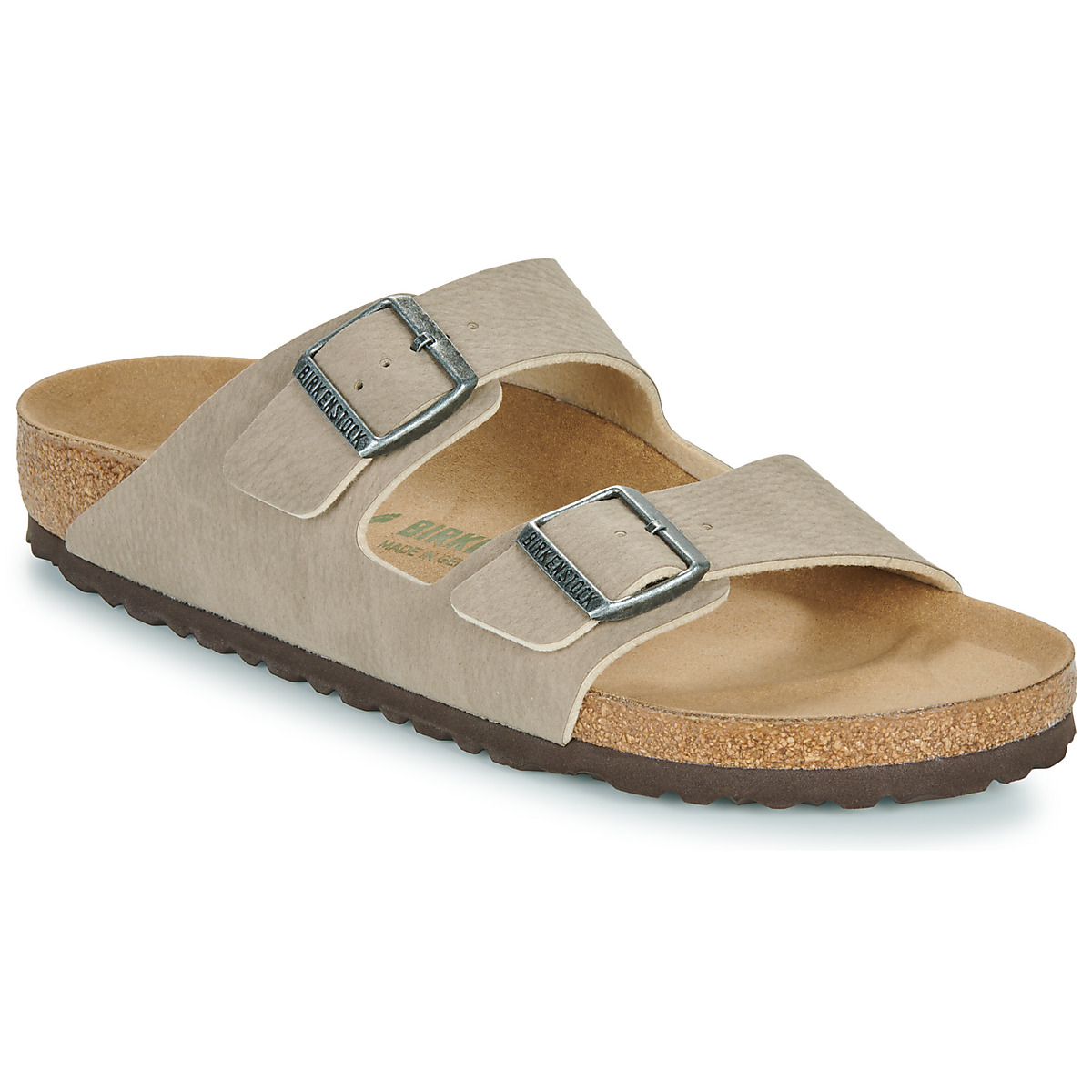 鞋子 男士 休闲凉拖/沙滩鞋 Birkenstock 勃肯 Arizona SYN DesDust GrTaupe/Brown VEG 米色