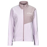 衣服 女士 抓绒衣 adidas TERREX Multi Full-Zip Fleece Jacket 紫罗兰