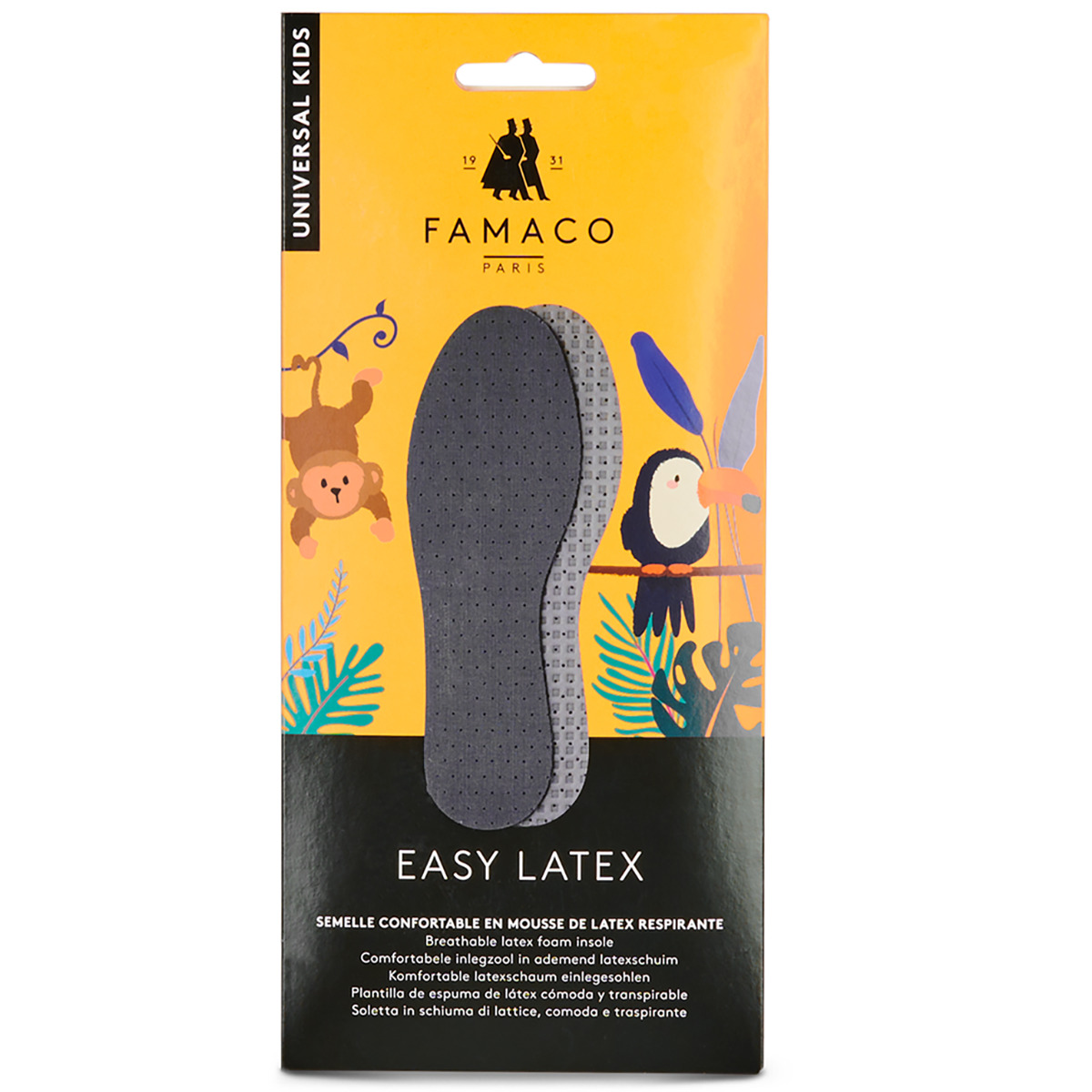 配件 儿童 鞋子配件 Famaco Semelle easy latex T34 灰色