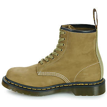 Dr Martens 1460 Muted Olive Tumbled Nubuck+E.H.Suede 卡其色