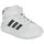 鞋子 儿童 高帮鞋 Adidas Sportswear GRAND COURT MID I 白色 / 黑色