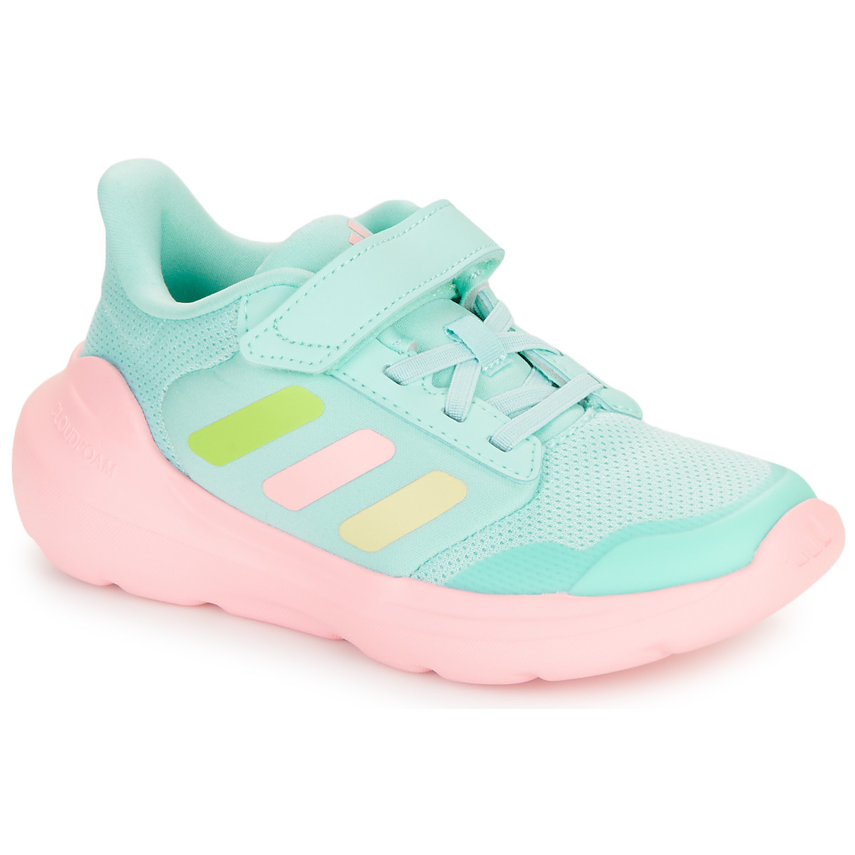 鞋子 女孩 跑鞋 Adidas Sportswear Tensaur Run 3.0 EL C 绿色 / 玫瑰色