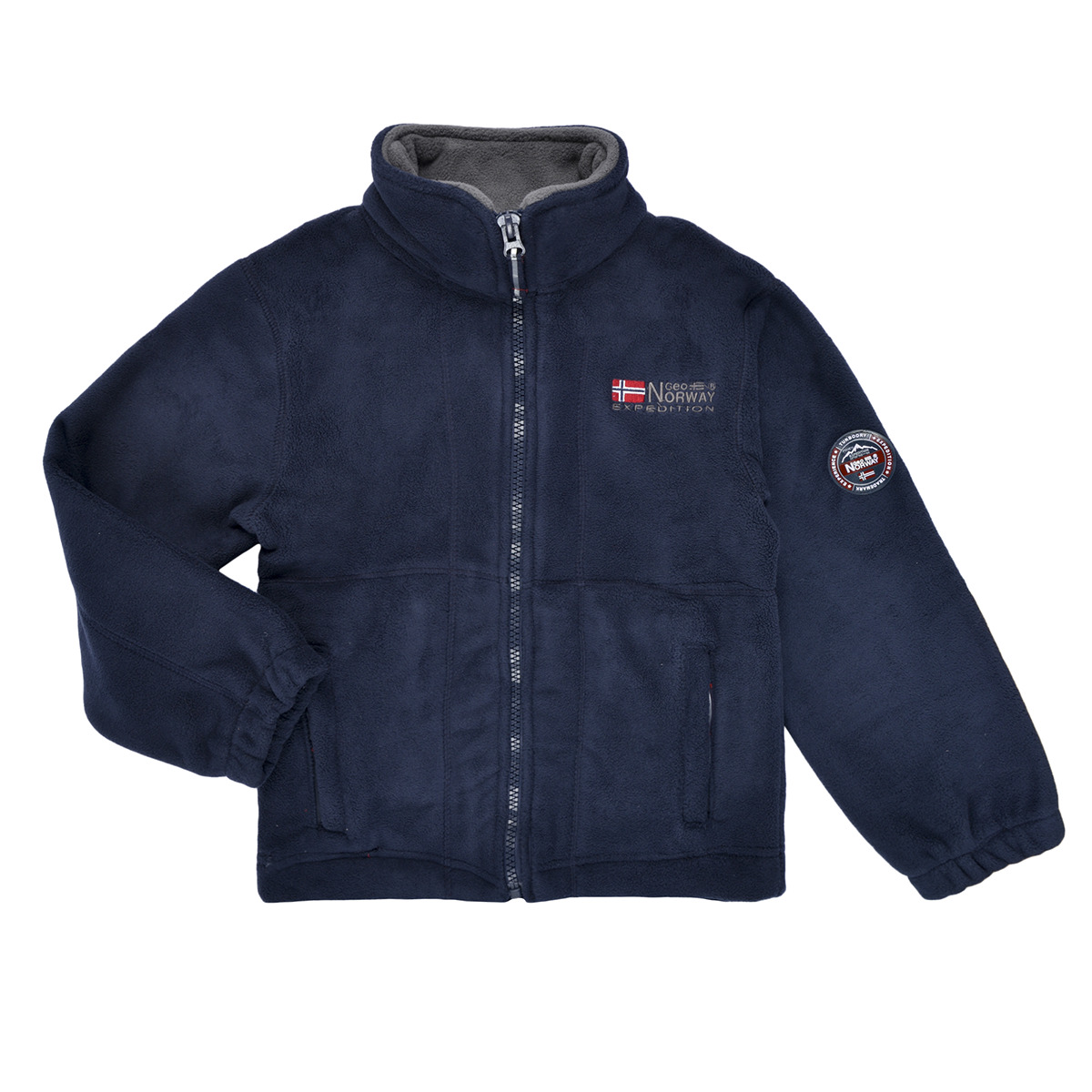 衣服 男孩 抓绒衣 Geographical Norway TORLEON 海蓝色
