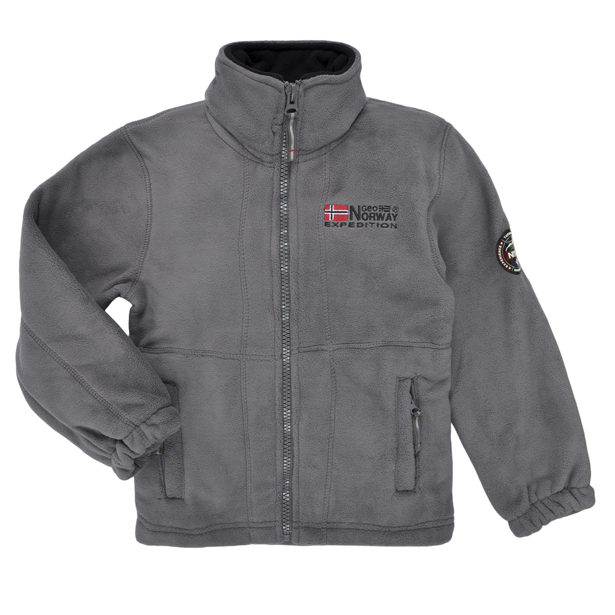 衣服 男孩 抓绒衣 Geographical Norway TORLEON 灰色