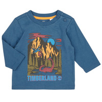 衣服 男孩 长袖T恤 Timberland 添柏岚 TEE-SHIRT MANCHES LONGUES T60250 蓝色