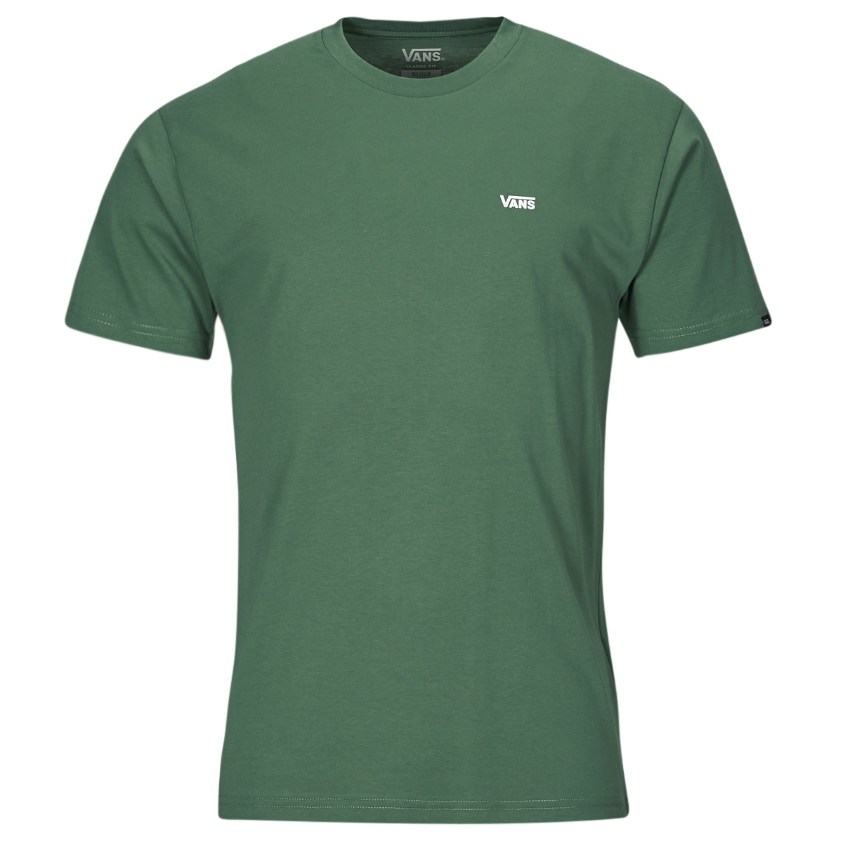衣服 男士 短袖体恤 Vans 范斯 MN LEFT CHEST LOGO TEE 绿色