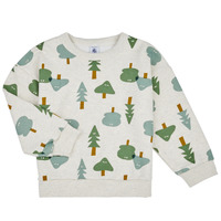 衣服 男孩 卫衣 Petit Bateau 小帆船 TREMPLY 灰色 / 绿色