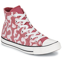 鞋子 女士 高帮鞋 Converse 匡威 CHUCK TAYLOR ALL STAR LEOPARD REMIX 玫瑰色