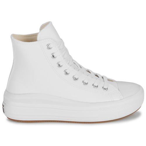 Converse 匡威 CHUCK TAYLOR ALL STAR MOVE PLATFORM LEATHER 白色