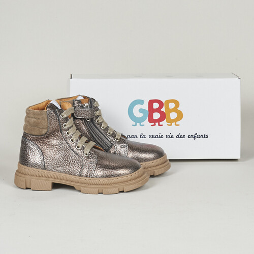 鞋子 女孩 短筒靴 GBB  橙色