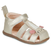 鞋子 女孩 凉鞋 Easy Peasy MY SANDALETTE LICORNE 金色