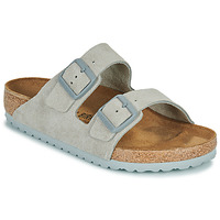 鞋子 休闲凉拖/沙滩鞋 Birkenstock 勃肯 Arizona LEVE Stone Coin Suede / Stone / Regular