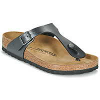 鞋子 女士 人字拖 Birkenstock 勃肯 Gizeh BF Metallic Black Metallic / 黑色 / Regular