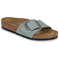 鞋子 女士 休闲凉拖/沙滩鞋 Birkenstock 勃肯 Madrid Big Buckle LENB Pure Sage 裸色 / Pure / Sage / Regular
