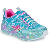 鞋子 女孩 球鞋基本款 Skechers 斯凯奇 S-LIGHT: MERMAID DREAMS 蓝色 / 玫瑰色