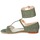 鞋子 女士 凉鞋 John Galliano A65970 绿色 / 米色