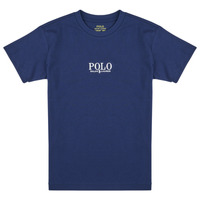 衣服 儿童 短袖体恤 Polo Ralph Lauren SS CN-KNIT SHIRTS-T-SHIRT 海蓝色
