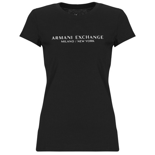 衣服 女士 短袖体恤 EMPORIO ARMANI EAX 8NYTAB 黑色