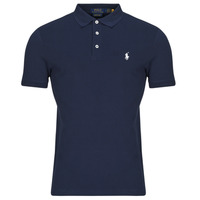 衣服 男士 短袖保罗衫 Polo Ralph Lauren POLO AJUSTE SLIM FIT EN COTON STRETCH MESH 海蓝色 / 海军蓝