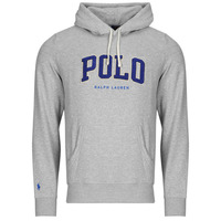 衣服 男士 卫衣 Polo Ralph Lauren SWEATSHIRT CAPUCHE EN MOLLETON 灰色 / 中国红 / Heather