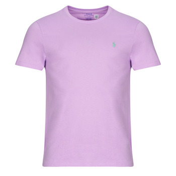 衣服 男士 短袖体恤 Polo Ralph Lauren T-SHIRT AJUSTE EN COTON 淡紫色 / Ight / 紫丁香色