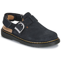 鞋子 儿童 洞洞鞋/圆头拖鞋 Dr Martens Jorgie J Mule Black Bronx Suede 黑色