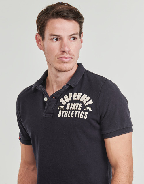 Superdry 极度干燥 POLO VINTAGE ATHLETIC 海蓝色