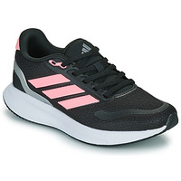 鞋子 女孩 跑鞋 Adidas Sportswear RUNFALCON 5 J 黑色 / 玫瑰色