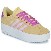 鞋子 女孩 球鞋基本款 Adidas Sportswear VL COURT BOLD J 黄色 / 紫罗兰