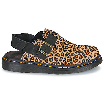Dr Martens Jorge II Mule Light Tan+Black Leopard